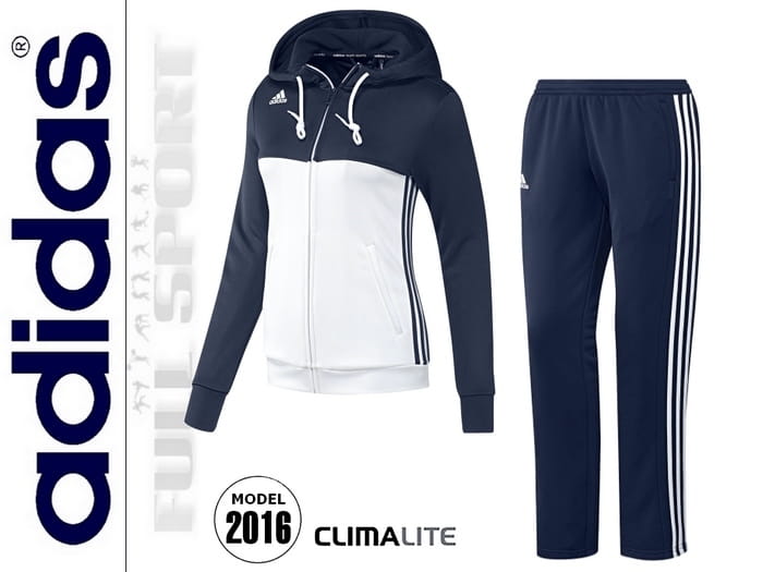 Dres Damski ADIDAS kolekcja T16 niebiesko biały