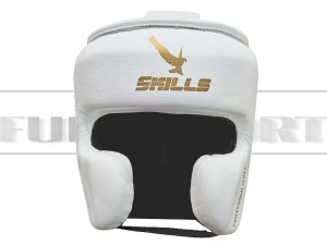 SKILLS Kask bokserski PRO 2.0 Leather - white