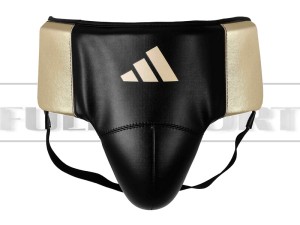 Suspensor bokserski Adidas Adistar Pro Black-Gold - wiązany