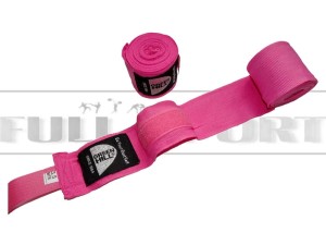 Bandaże bokserskie Green Hill Pink New - poliester