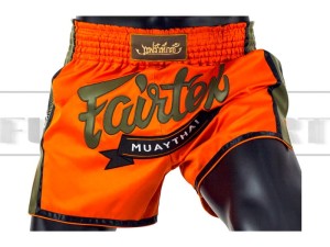 Spodenki Muay-Thai FAIRTEX - BS1705 New Styl Orange-Green