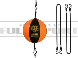 Piłka refleksowa Masters SPT-10 PU orange-black - komplet z gumami (1)
