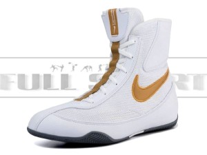 NIKE Buty bokserskie MACHOMAI Mid 2 - biało-złote