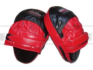 Łapy bokserskie profilowane Masters ŁZ-3 - black-red