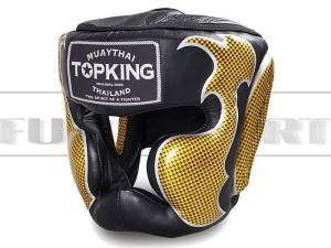 Kask bokserski TOP KING Empower Edition Black-Gold