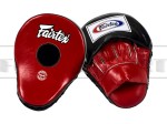 Łapki bokserskie profilowane Fairtex FMV9 - black-red