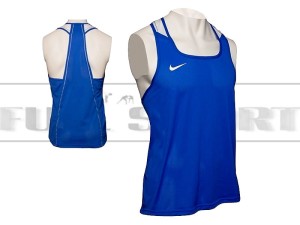 Koszulka bokserska - NIKE Boxing Top Blue