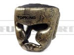 Kask bokserski Top King SNAKE Black-Gold