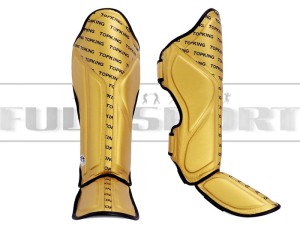 Ochraniacze goleni i stopy Top King FULL IMPACT Gold