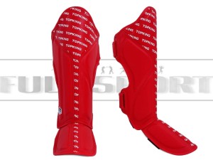 Ochraniacze goleni i stopy Top King FULL IMPACT Red
