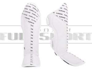 Ochraniacze goleni i stopy Top King FULL IMPACT White