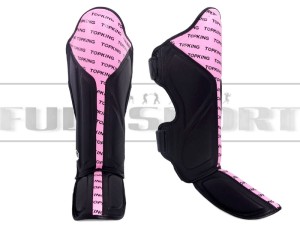 Ochraniacze goleni i stopy Top King FULL IMPACT Black-Pink