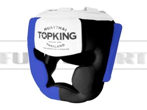 Kask bokserski TOP KING Extra Coverage Black-Blue