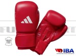 IBA - Adidas rękawice bokserskie z IBA Czerwone