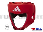 IBA - Adidas kask bokserski z IBA Czerwony
